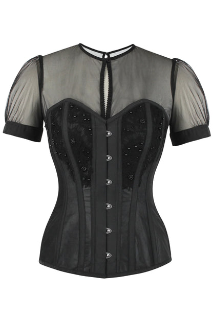 Cydnee Overbust Black Couture Corset