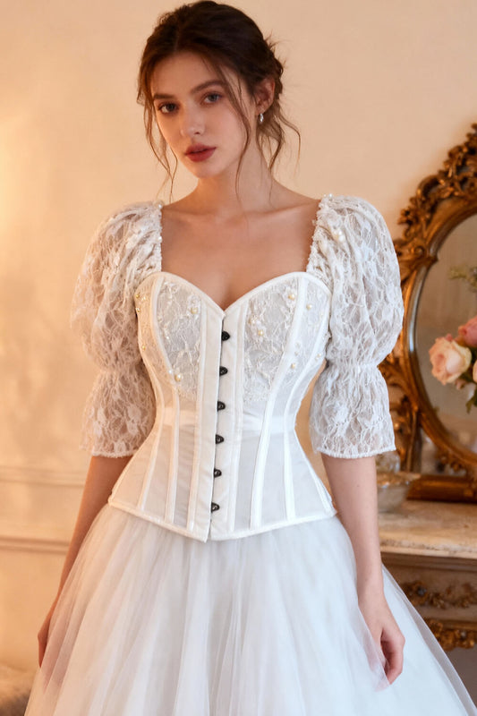 Trystin Overbust Bridal Couture Corset